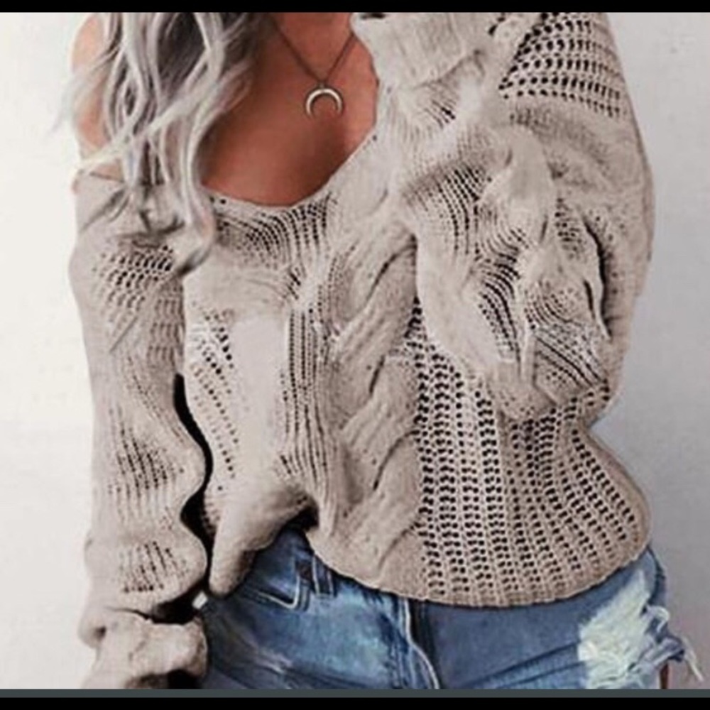 NWOT off the shoulder sweater